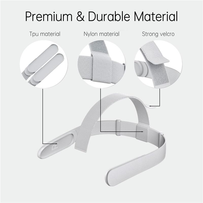 Head Strap for Oculus Quest 2 Headset, Replacement Head Strap Compatible with Meta Quest 2 Headstrap& Oculus Quest 2