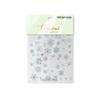 Сотрудничество Tomoni Crystal Nail Stickers - Японский металлический нейл-арт "Снежинка".