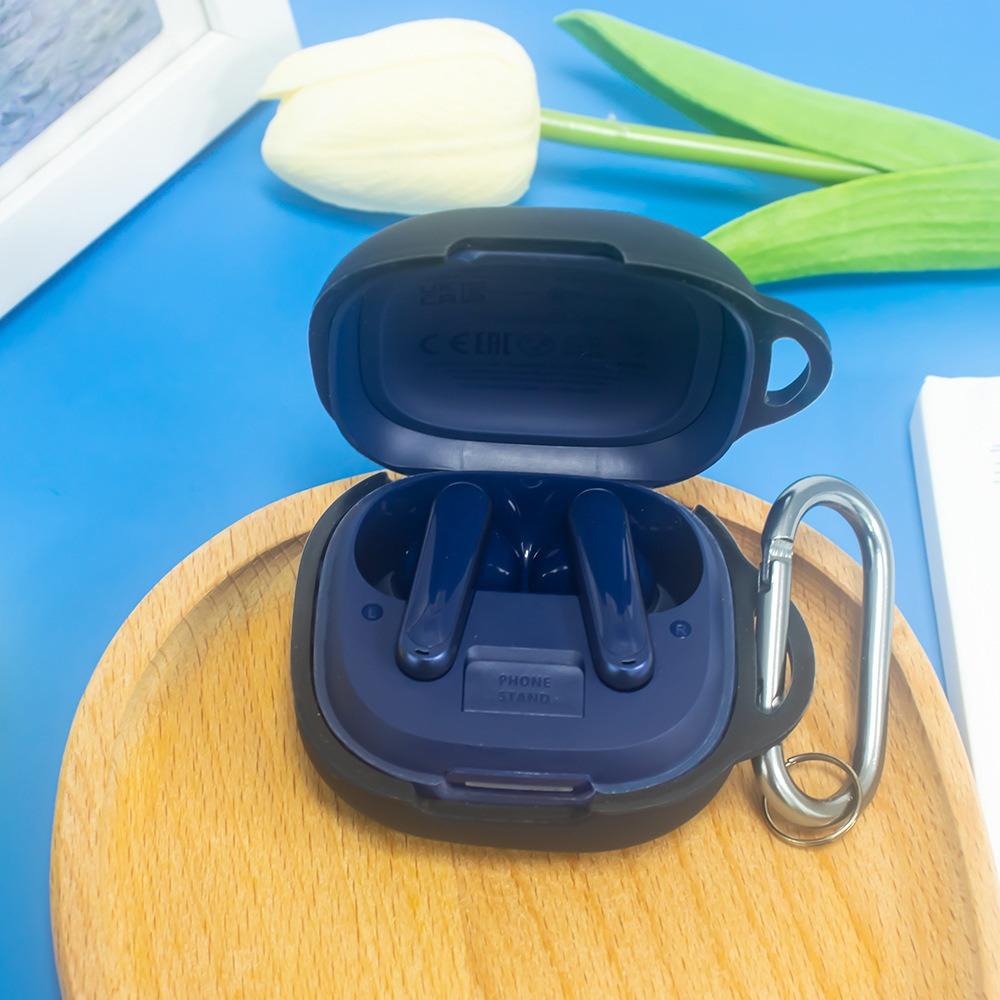 with Buckle Earphone Case Silicone Storage Shell for Anker Soundcore P40i Home/Travel