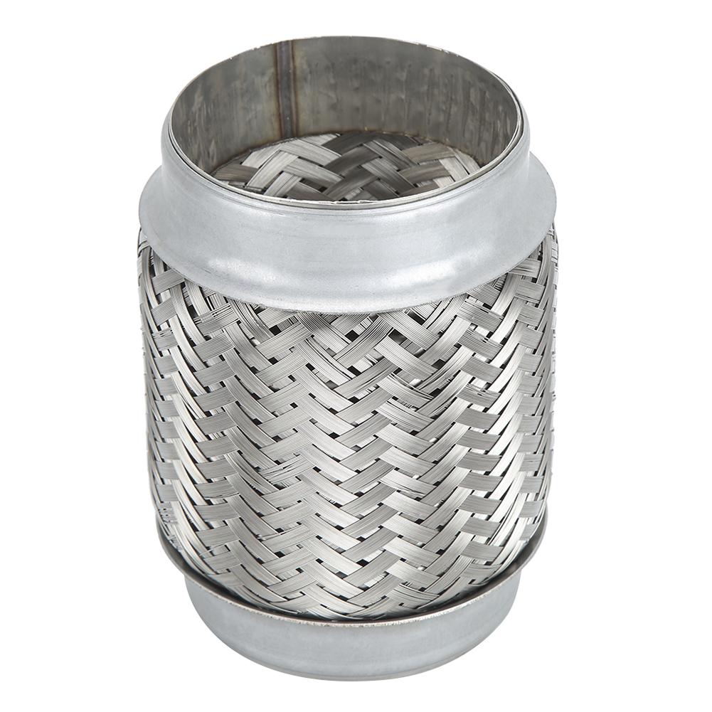 3.5 x 6 дюймов Гибкая выхлопная труба из нержавеющей стали Внутренняя оплетка Гофрированная труба