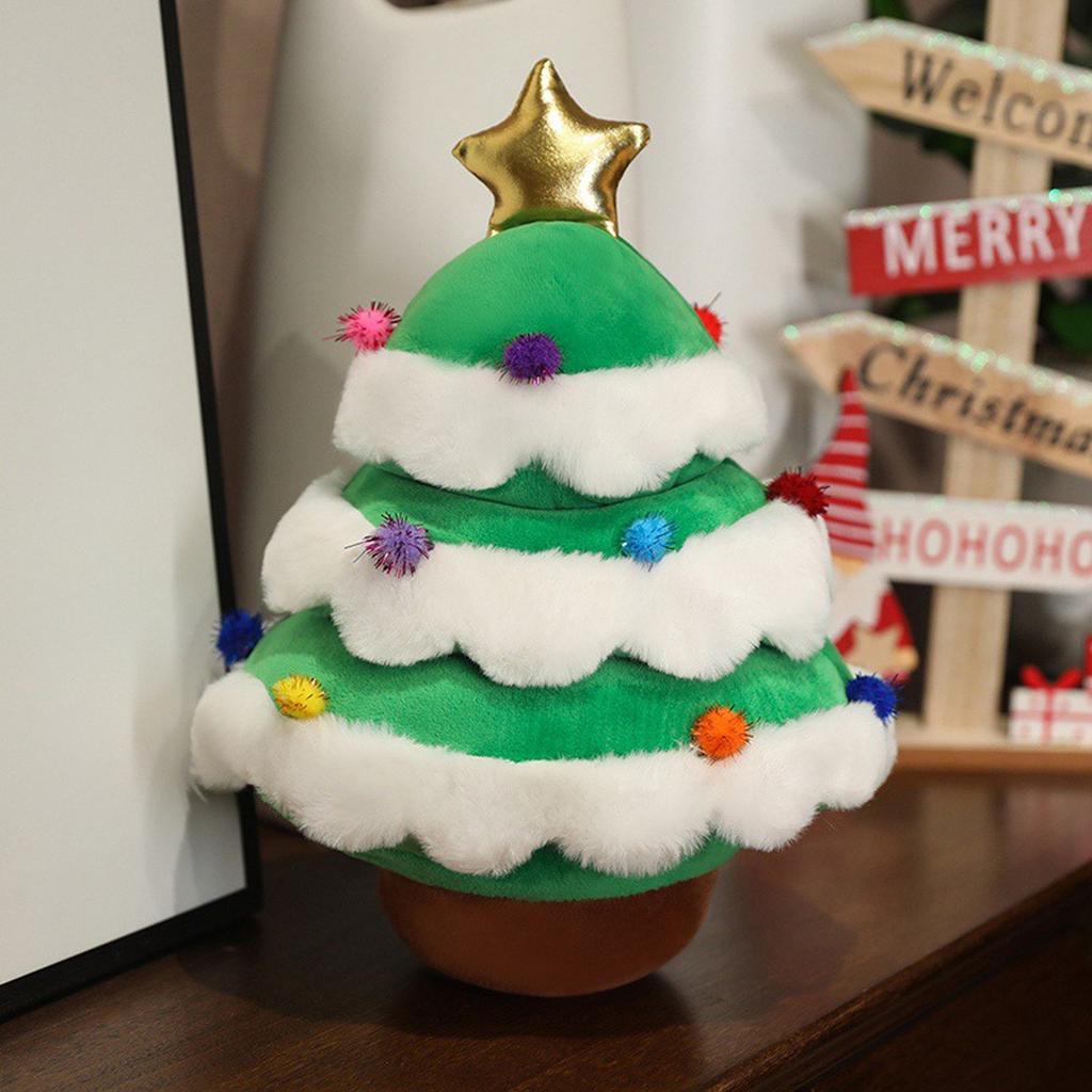 Christmas Gifts Plush Toys Simulated Tree Pillows Christmas Decorative Items