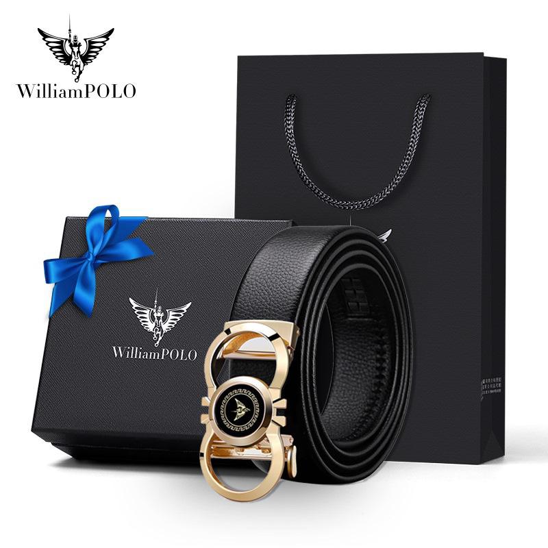 Ремень "Император" мужской;кожаный ремень мужской;s автоматическая пряжка молодежный модный деловой ремень для отдыха.