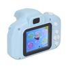 Детская камера 2.0-дюймовый IPS-экран, синяя, удобная ручка, округлый корпус, зарядка через USB, 400 мАч, детская камера 