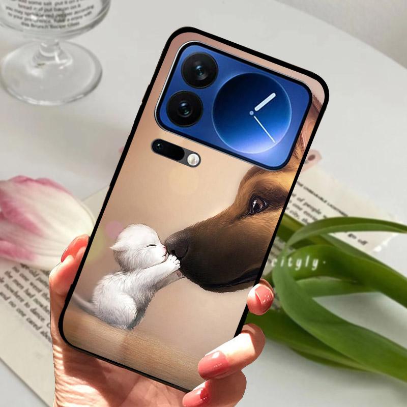 Чехол для Xiaomi Mi 17 Pro Max/17Pro Модный Ударопрочный Защитный Задний Чехол Для Xiaomi 17 ProMax Мягкий ТПУ Силиконовый Чехол для Телефона
