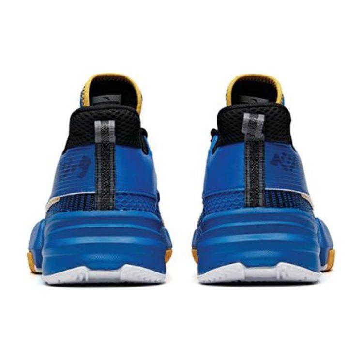 Anta Баскетбольные кроссовки Dragon Ball Super X Vegeta с низким верхом, амортизирующие, нескользящие, износостойкие, мужские, синие 112021615-3