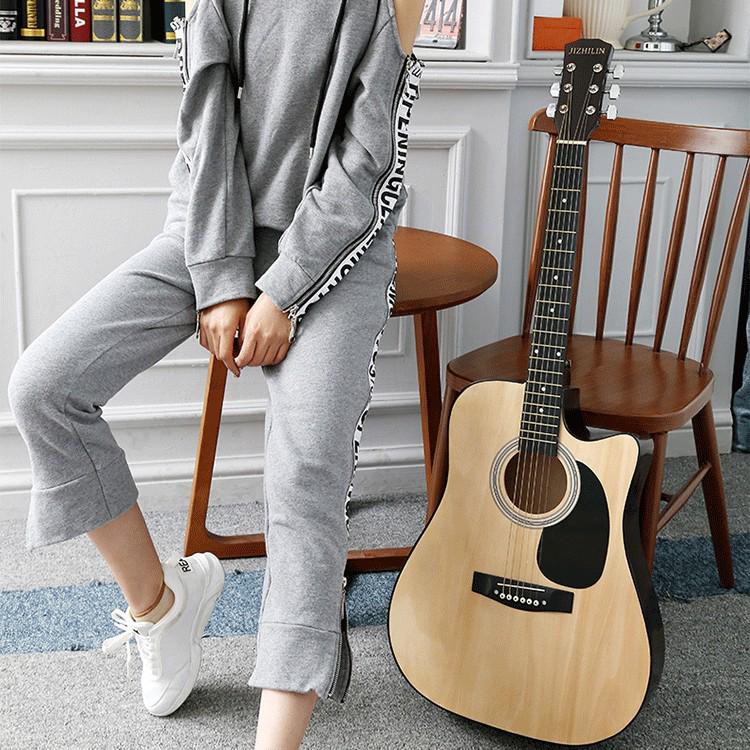 Начинающая акустическая гитара 36/41 дюйм - Дорожный размер для мужчин и женщин