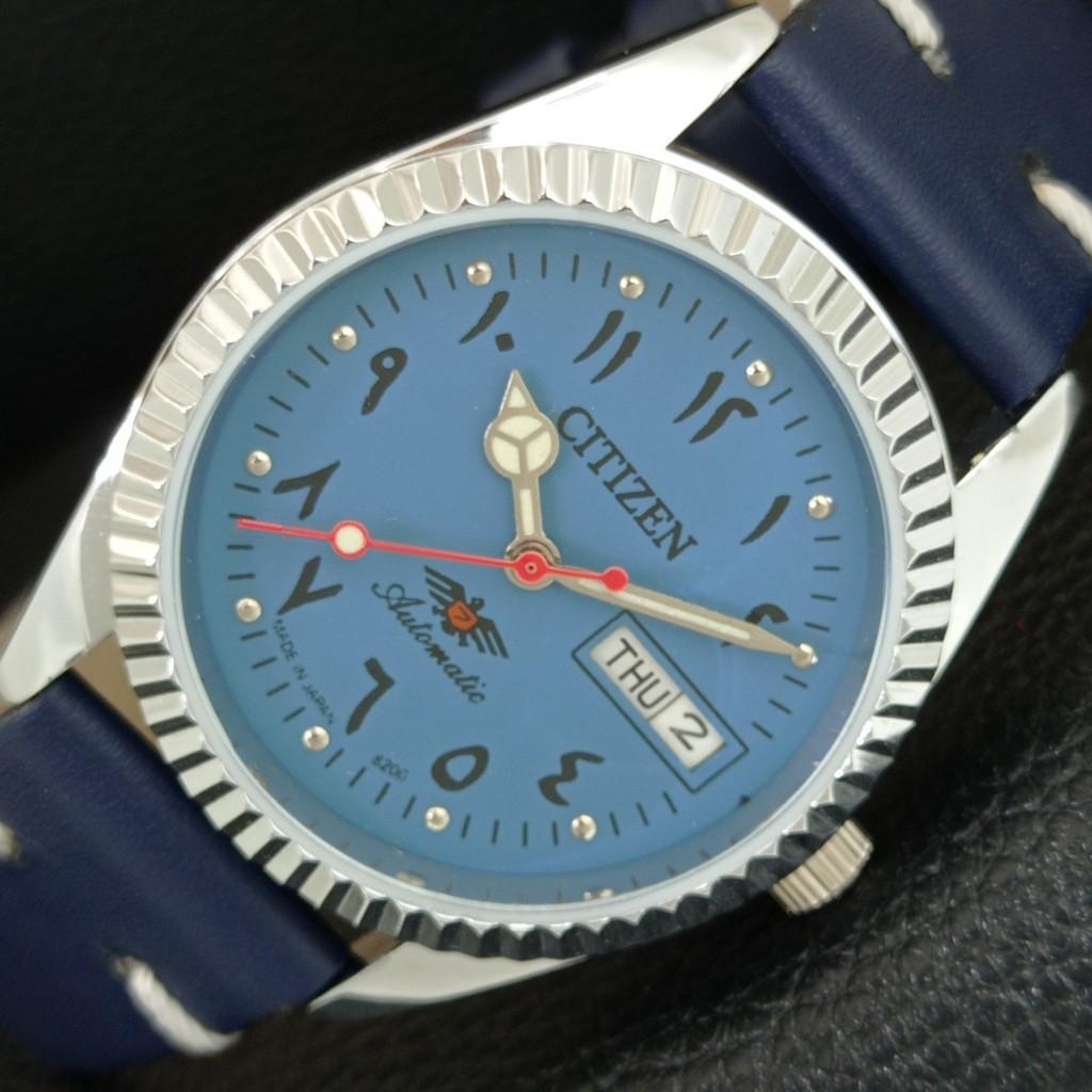 ВИНТАЖНЫЕ ОТРЕМОНТИРОВАННЫЕ МУЖСКИЕ ЧАСЫ CITIZEN AUTOMATIC 8200 ЯПОНИЯ a447151-1