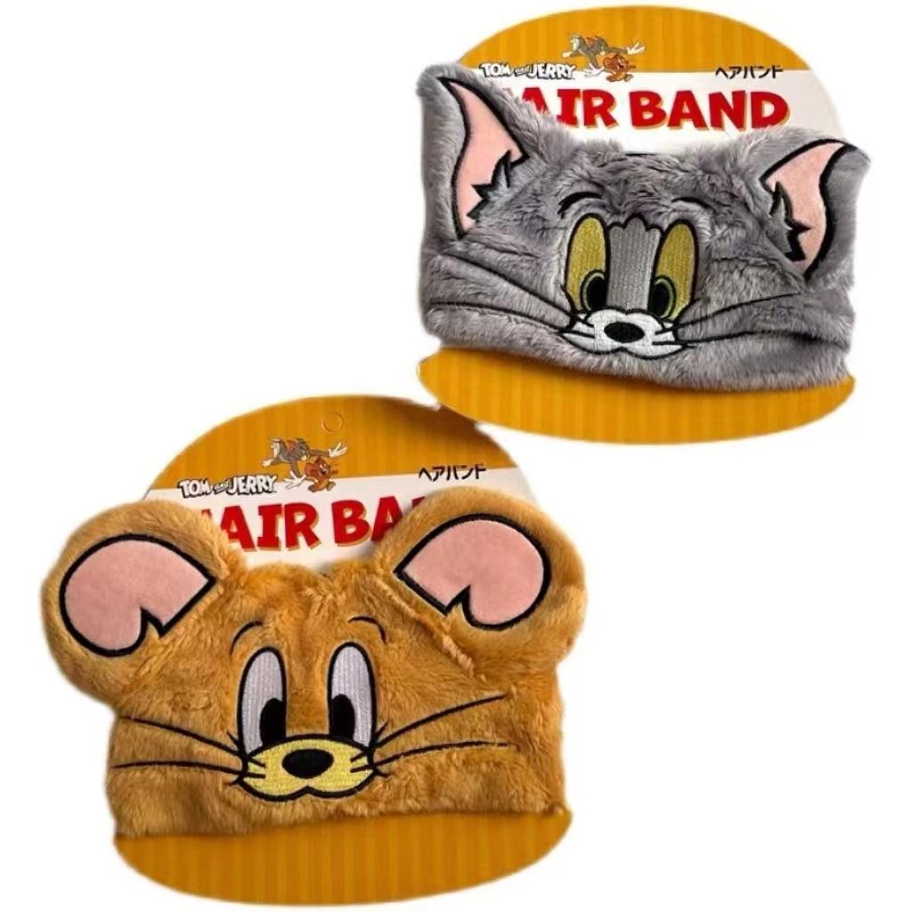 Тома и Джерри волосы волосы вода лицо ванна дамы [Набор 2] повязка, тюрбан, челка, макияж, поглощение, ванна, мягкий, пушистый, эластичный, полотенце, мытье, принадлежности,