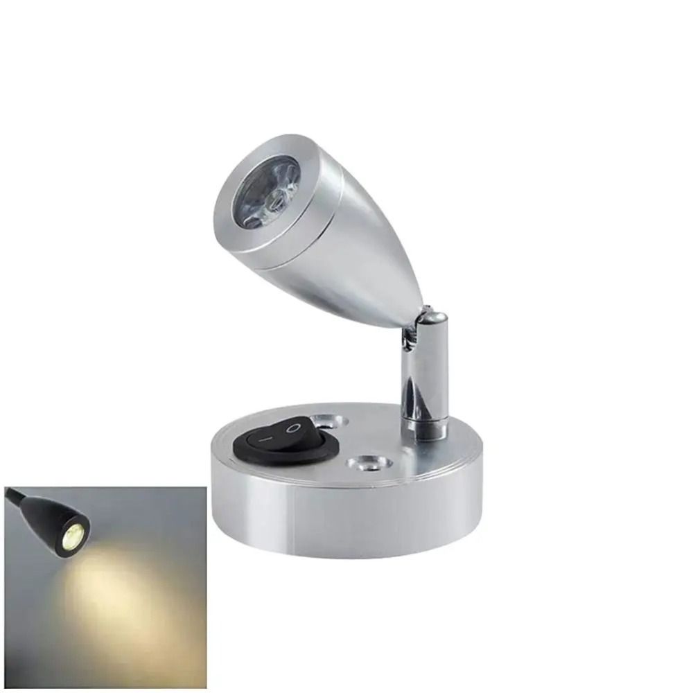 12V -24V LED RV Spotlight 3W Wall Lamp Interior Reading Lamp Boat, Yacht Camper Trailer Dorm