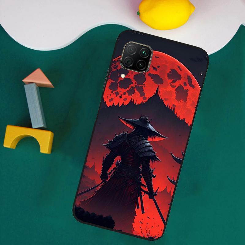 Japan Ninja Samurai Red Sun For Huawei Nova 9 10 SE 8i 11i 12i 12s Y60 Y61 Y70 Y90 Y72 Y73 Y91 P60 Pro P40 P30 Lite Case