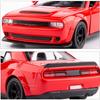Масштаб 1/36, литая модель автомобиля Doodge Challenger, игрушечный автомобиль из цинкового сплава для детей, игрушечный автомобиль с откатным механизмом для малышей, подарок для мальчиков и девочек