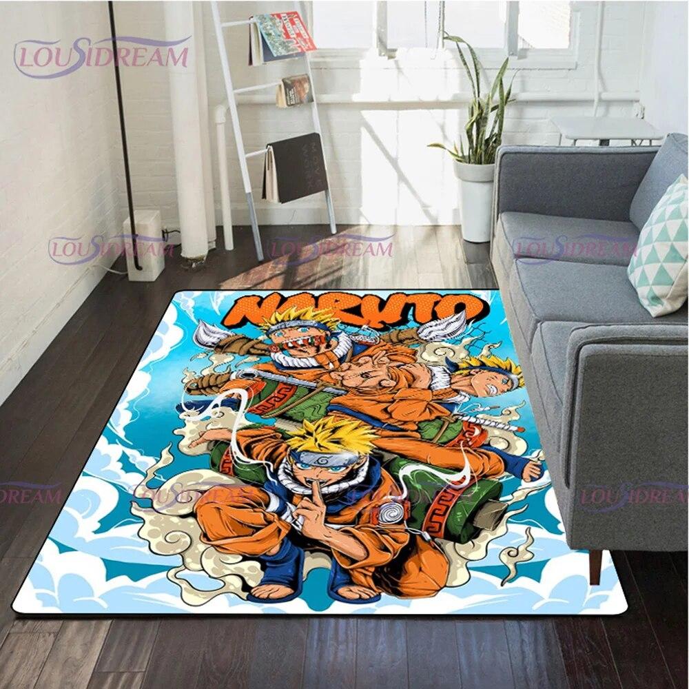 Креативный ковер с принтом N-Naruto, коврик для йоги, нескользящий ковер, коврик для ванной, напольный коврик, коврик для гостиной, подарок на день рождения