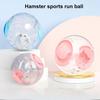 Прозрачный беговой шар для хомяка Yousheng, застежка-пряжка, много отверстий для вентиляции, снимает скуку, кристальный беговой шар, принадлежности для хомяка