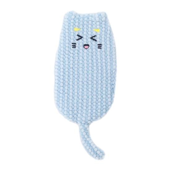 Игрушка для кошек со звуком шуршания Милая форма кошки Кикер-игрушка для котят Интерактивная плюшевая кикер-игрушка для кошек Снимает скуку для домашних кошек Развлечение Стимулирует котенка