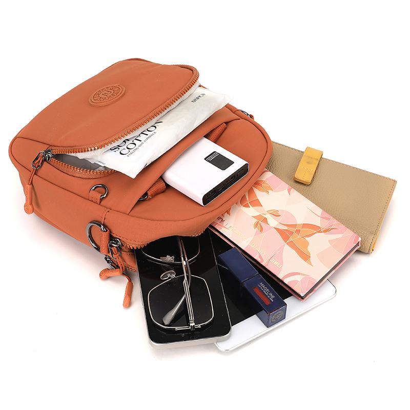 Женская многофункциональная сумка через плечо, однотонная сумка через плечо