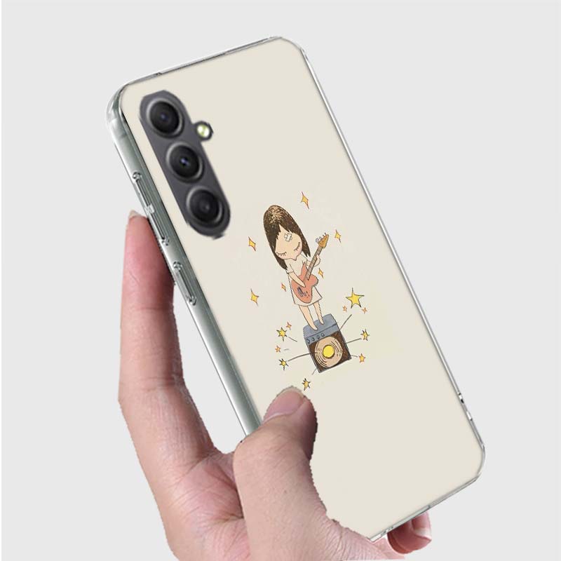 Cute Nara Yoshitomo Art Phone Case for Samsung A16 A26 A36 A56 A17 A37 A57 A07 A06 A02S A03 A04S A05S Galaxy Note 20 10 A50S A71