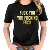 ZIMOXUAN Summer Fashion Male Female Cotton Print T-Shirt Tees Punk Rock Hip-hop Lovers Shameless T-shirt