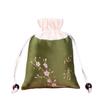 Jewelry Drawstring Bag Brocade Portable Colorful Chinese Style Jewellery Storage Pouch Pocket Accessories with Tassel