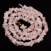 Натуральный необработанный гладкий бусы из розового кварца 6-11 мм 18" UB-8432 UB-8432