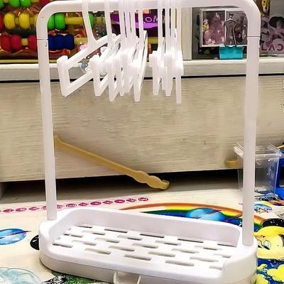 10 шт. Специальная вешалка для хлопковой куклы 15/20 см Подставка для демонстрации детской одежды Вешалка для детской одежды куклы BJD Поддержка для одежды