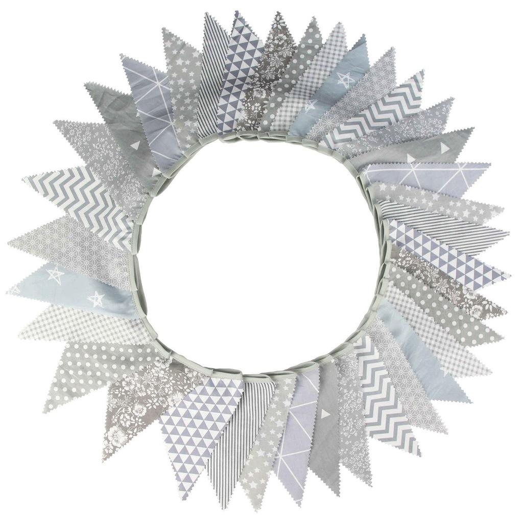 Cotton Banner For Weddings Garden Parties Height 17.46cm