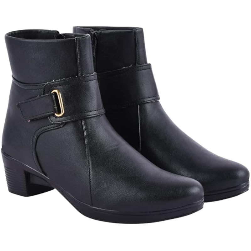 Shoetopia Девочки Bt-7079 Черный ботильон - 3 UK (Девочки-Bt-7079-Черный)