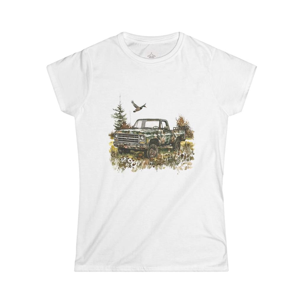 Nature Lover's Vintage Truck Tee - Ideal for Outdoor Enthusiasts, Gift for Her,