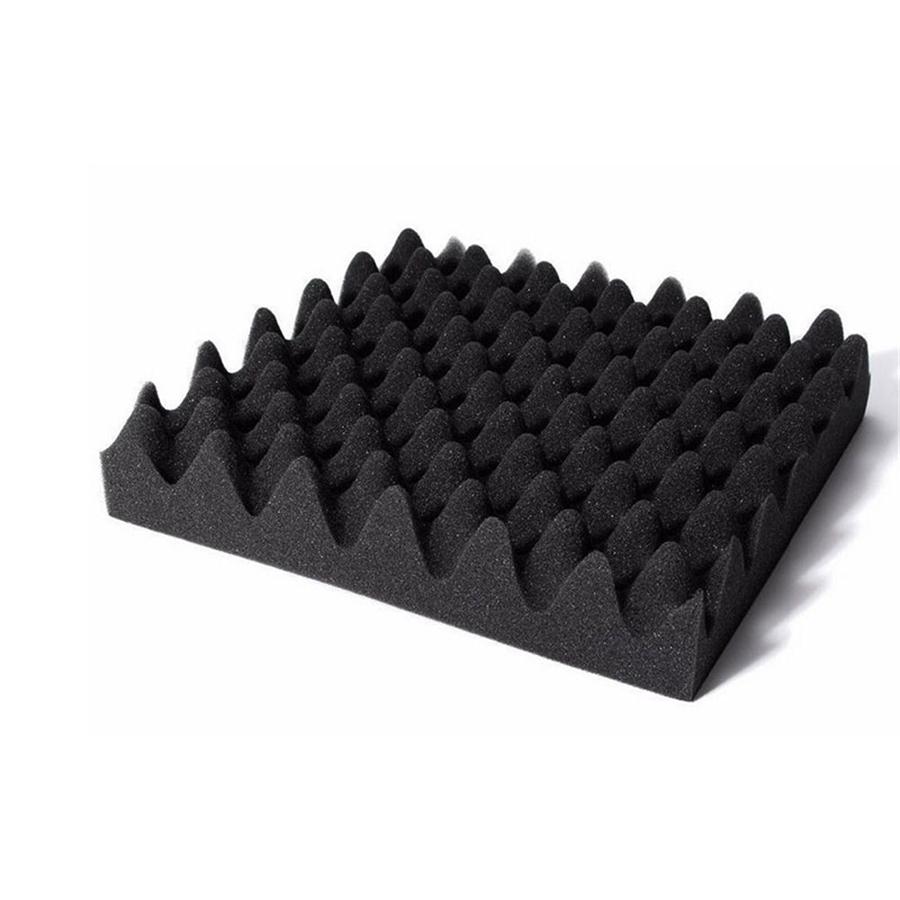 10Pcs 2cm*50cm*50cm Car KTV Soundproofing Sound Absorption Acoustic Foam Egg Crate Studio Deadening Insulation