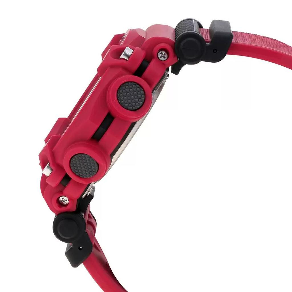 Red Men's Analog-Digital Watch, Red Analog-Digital Men's Watch, Casio