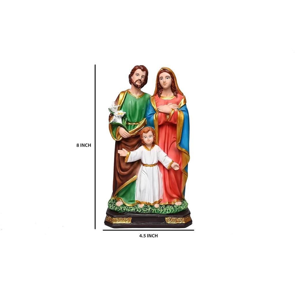 The Holy Family 8 INCHES Catholic Statues for Home/Living Room/Prayer Room/Gifting