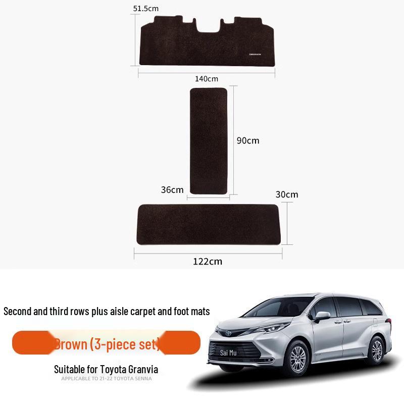 Коврики на пол с рисунком «Звездное небо» для среднего ряда Toyota Sienna для украшения Gravia