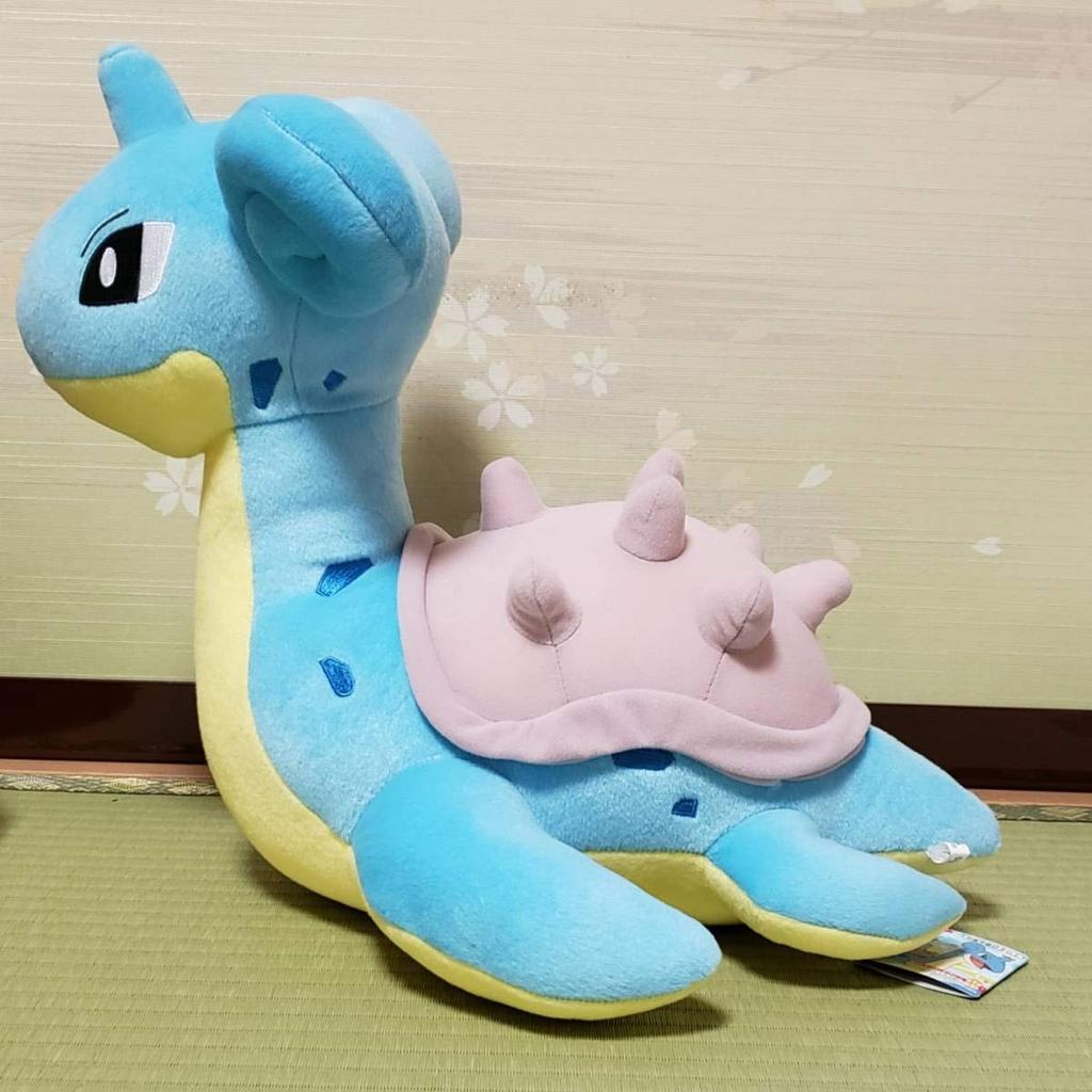 Banpresto Big Lapras Plush Pokemon Sun Moon Big Plush Prize Pokemon &