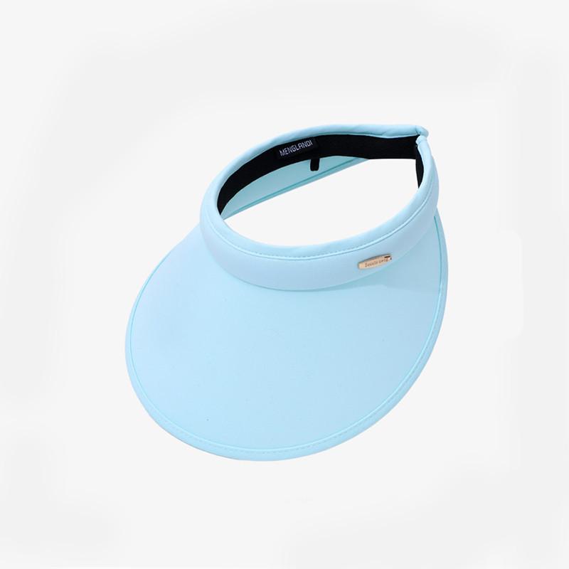 Простая однотонная металлическая шляпа-цилиндр для женщин, корейская мода, шляпа от солнца, закрывающая лицо, рекомендована Xiaohongshu