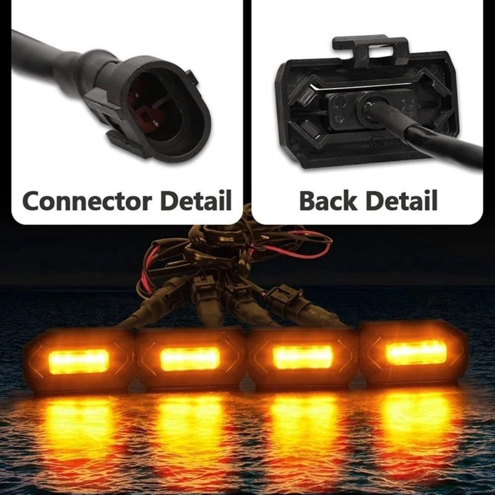 Black Front Grill Lights for Toyota Tacoma Raptor Off Road Sport Pickup Night Driving
