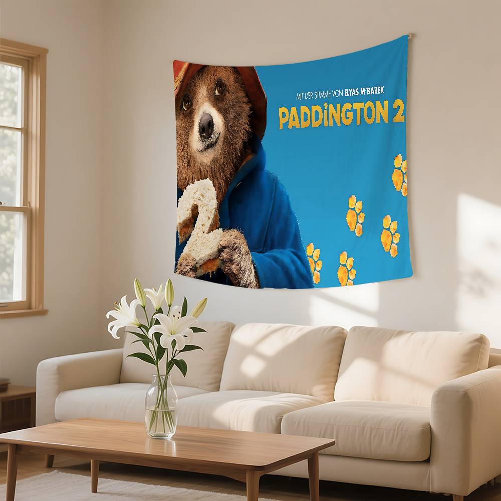 PPaddington Bear Tapestry Customizable Tapestries Of Various Styleswall Hangings Celebrity Photo Printingwall Hangings