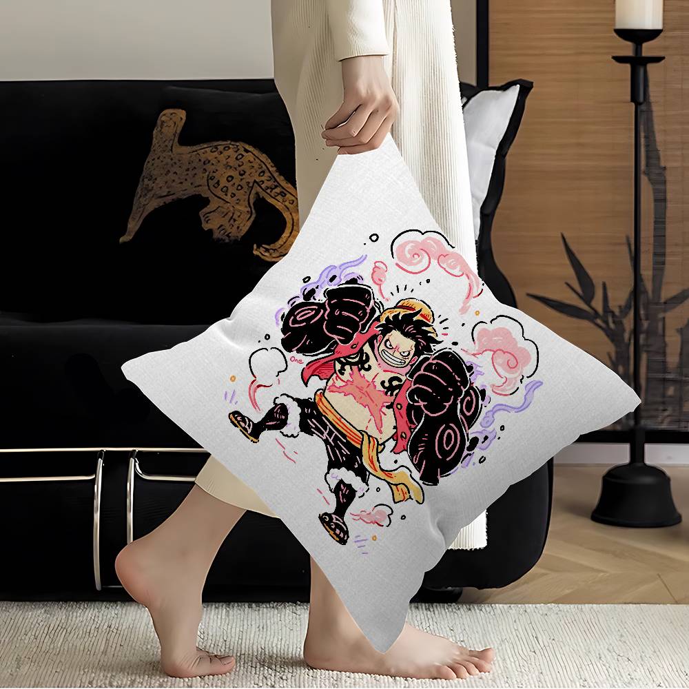 Japanese popular Anime OOne PPiece Personalized picture text home decorative pillows Household Gifts xcm