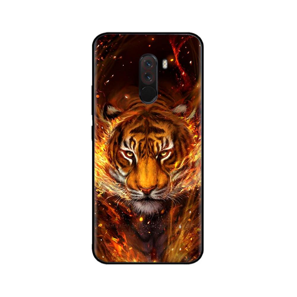 Phone Case For Xiaomi Pocophone F1 Global Case Pocofone F1 Silicone Soft TPU Back Cover For Xiomi Poco F1 Case Black Bumper