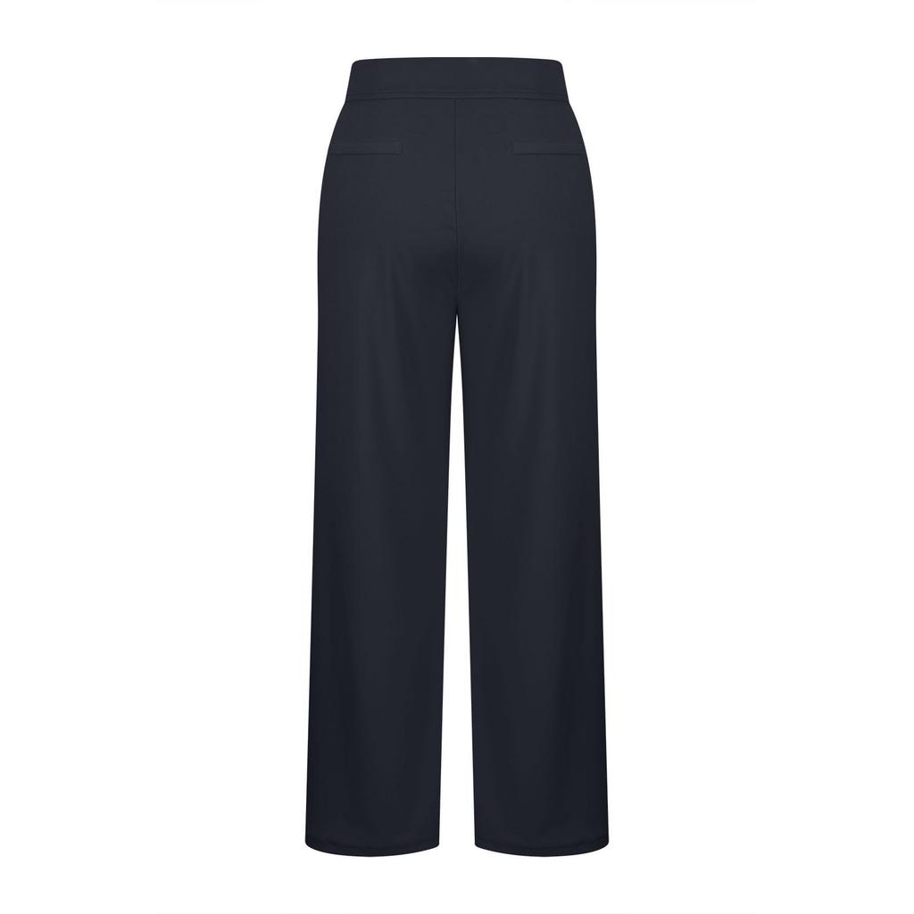 Женские брюки для йоги с широкими штанинами, повседневные модные спортивные штаны, удобные свободные брюки с высокой талией и карманами