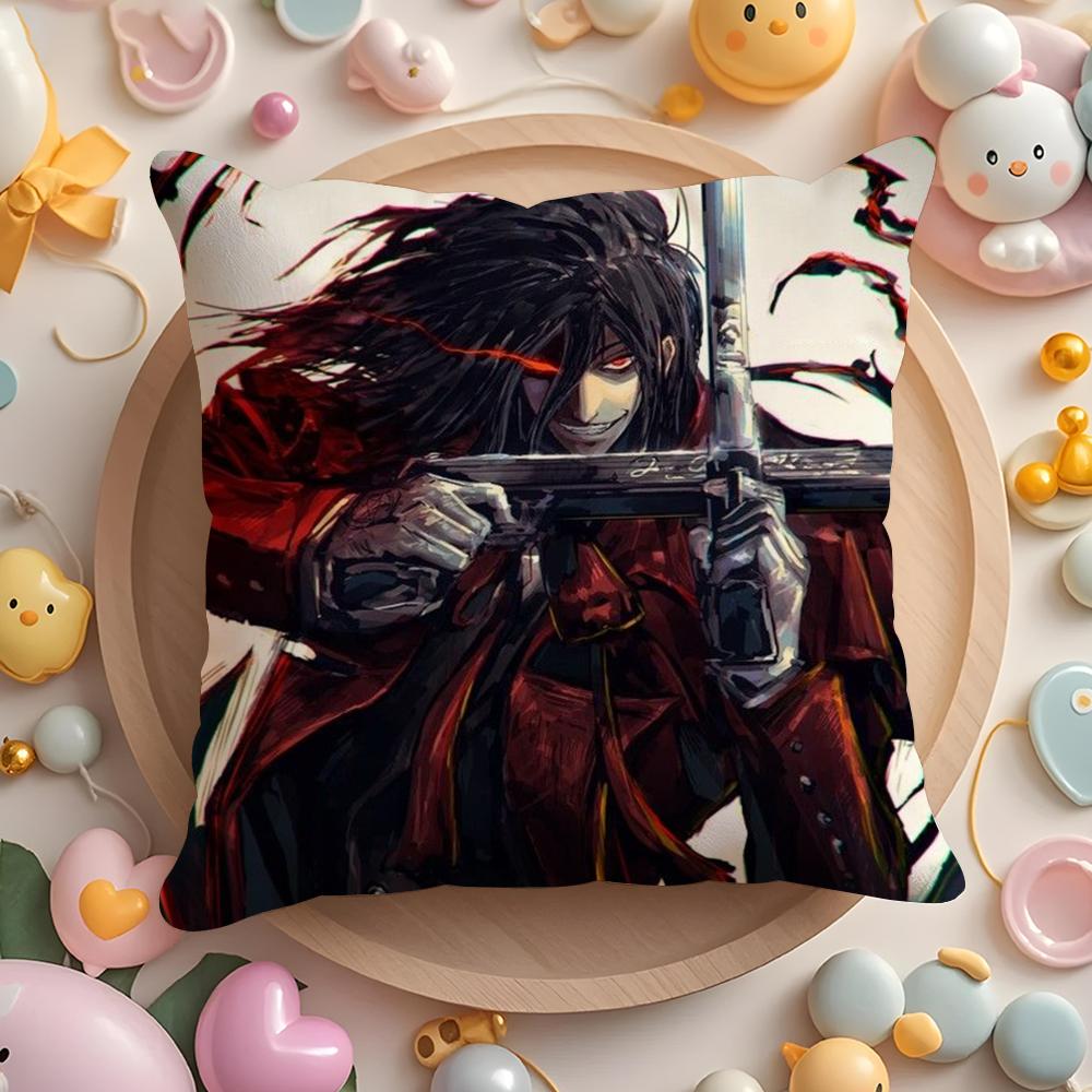 Чехол на подушку с изображением из аниме C-Castlevania, для дома и автомобиля, многоцелевой, двусторонний, мягкий и прочный, для ежедневного использования