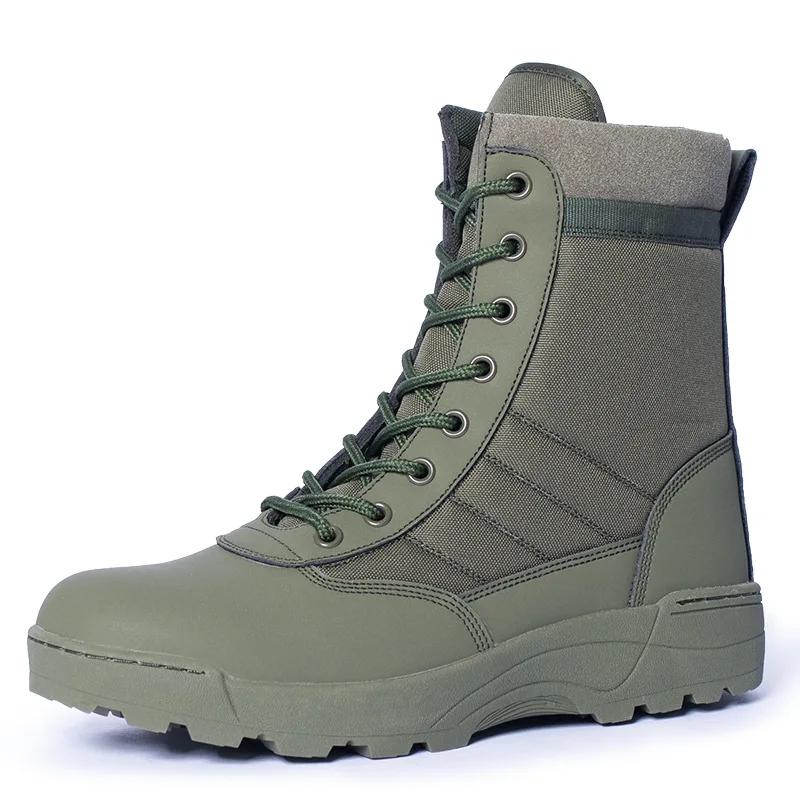 Fashion Tactical Boots Men Boots Special Force Desert Combat Boots Outdoor Hiking Boots Ankle Shoes Men Work Safty Shoes