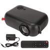 Мини-проектор, черный пульт дистанционного управления, внешний аккумулятор, портативный проектор для дома с диагональю от 13 до 100 дюймов