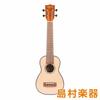 KALA Solid Spruce Top Mahogany Series Ukulele, Soprano, Long Neck, KA-SSLNG (Case Included)