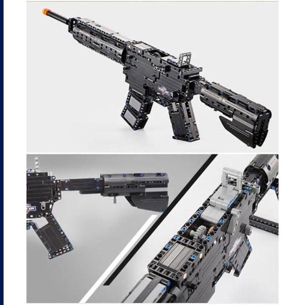 Friend Technic M4A1 Assault Rifle LEGO Block C81005, Mixed Color