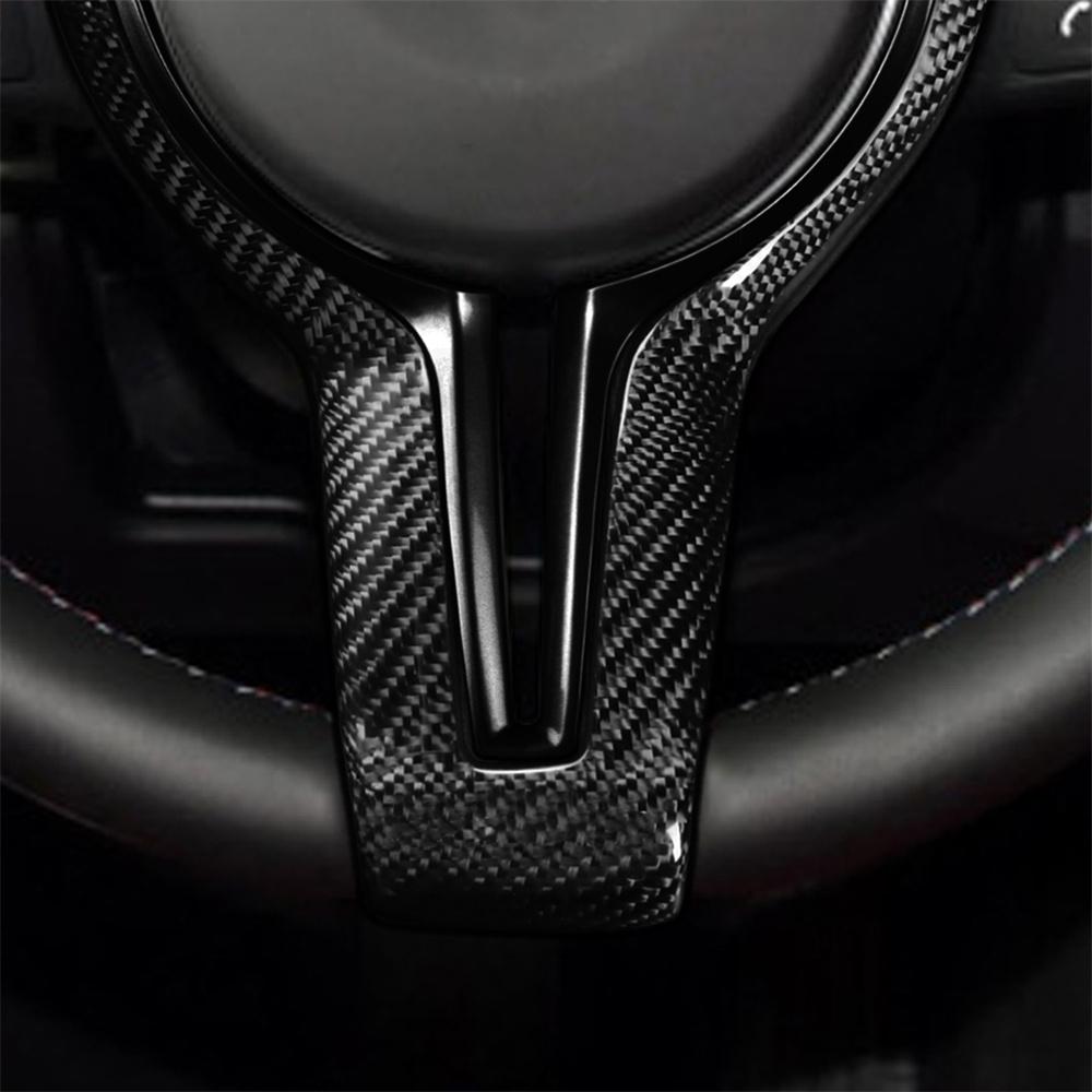 For BMW F87 F80 F82 F10 F12 F06 M2 M3 M4 M5 M6 Carbon Fiber Steering Wheel Trim