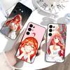 Чехол для телефона I-Itsuki N-Nakano для Samsung S25, S24, S21, S22, S23, S30, Ultra, S20, Plus, Fe, Lite, Мягкий Черный Чехол