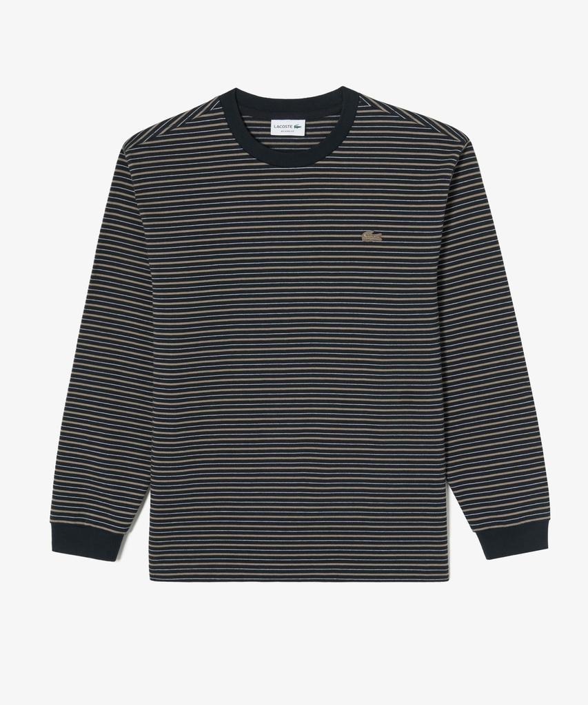 LACOSTE Men'S Long Sleeve Striped T-Shirt Th338E-56G Hde