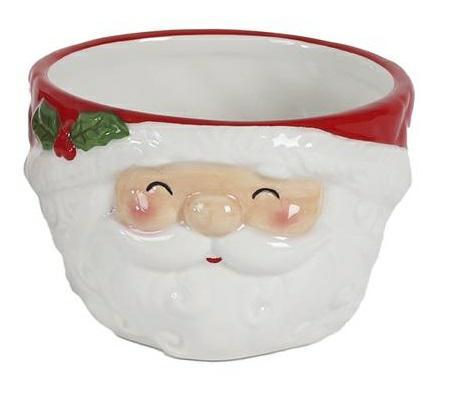 Christmas Bowl With Santa Claus Motif, Ceramic, 200 Ml