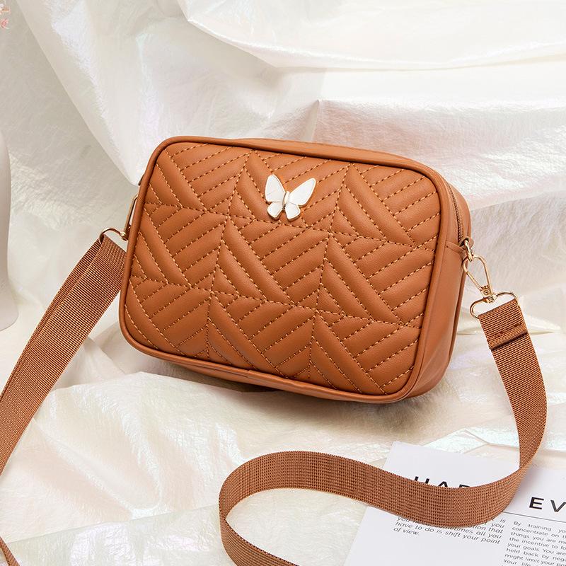 Женская сумка простая сумка из ниток с вышивкой модная сумка для камеры широкий плечевой ремень сумка через плечо женская сумка одна штука