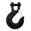 3/8-дюймовый крюк-скоба с предохранительными защелками, легированный стальной крюк для лебедки для грузовика