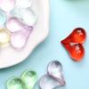 17 мм * 22 мм, 20 шт., «сделай сам», ювелирные изделия в форме сердца, аксессуары, милые серьги, ожерелье для акрила, ручная работа, свободные бусины, разделители, прозрачные